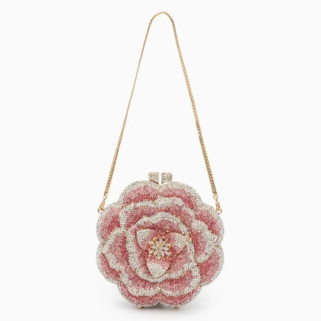 Liliana | A Floral Jewel Clutch Bag for Graceful Sophistication