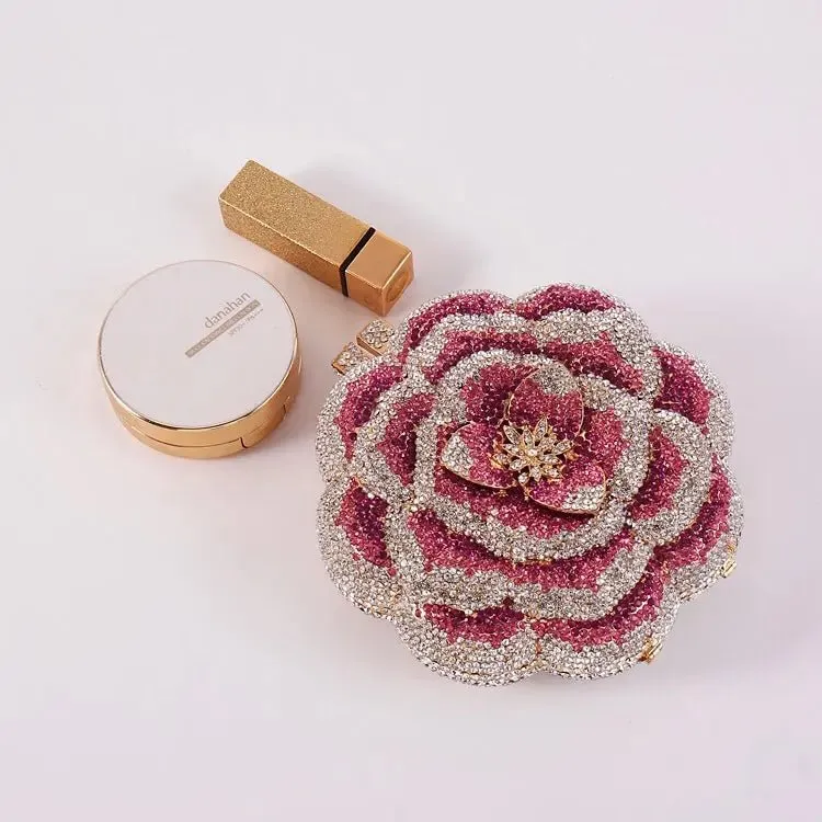 Liliana | A Floral Jewel Clutch Bag for Graceful Sophistication