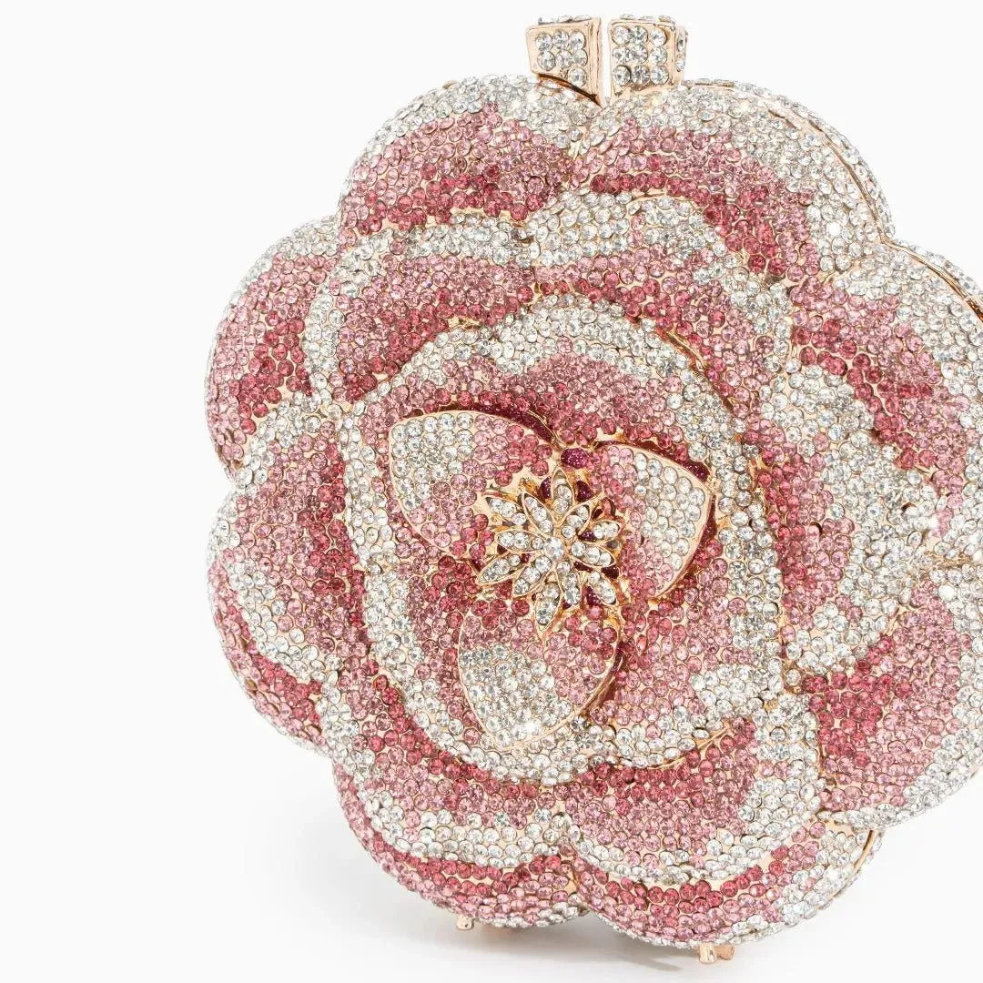 Liliana | A Floral Jewel Clutch Bag for Graceful Sophistication