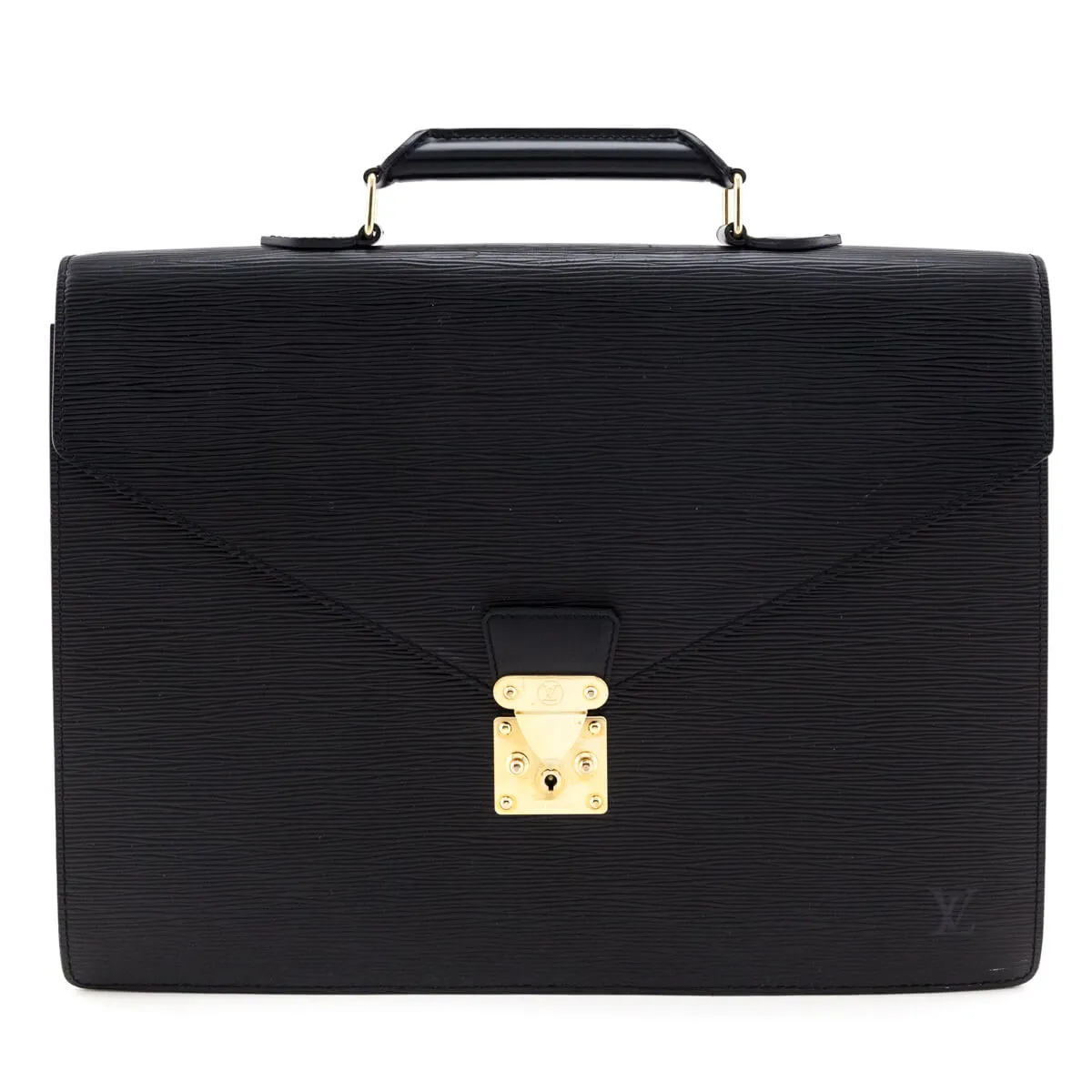 Louis Vuitton Black Epi Laguito Briefcase