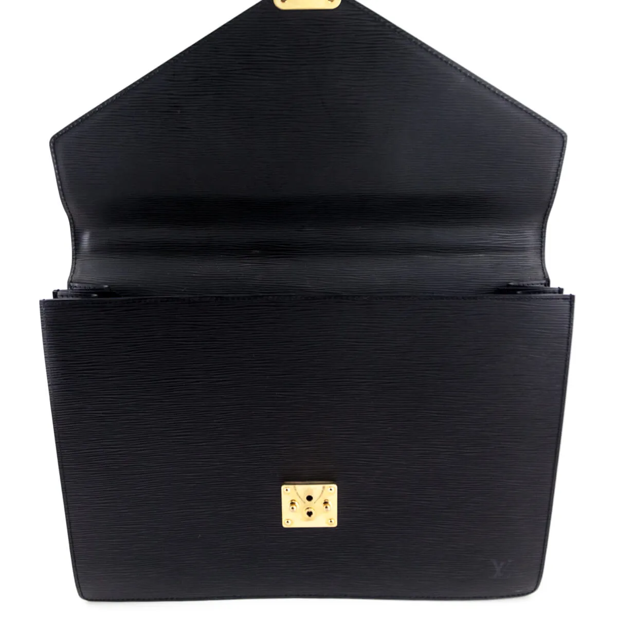 Louis Vuitton Black Epi Laguito Briefcase