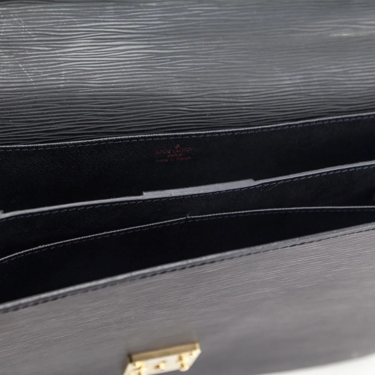 Louis Vuitton Black Epi Laguito Briefcase
