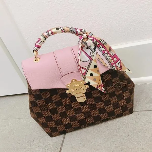 LV Clapton Backpack Damier Ebene Magnolia