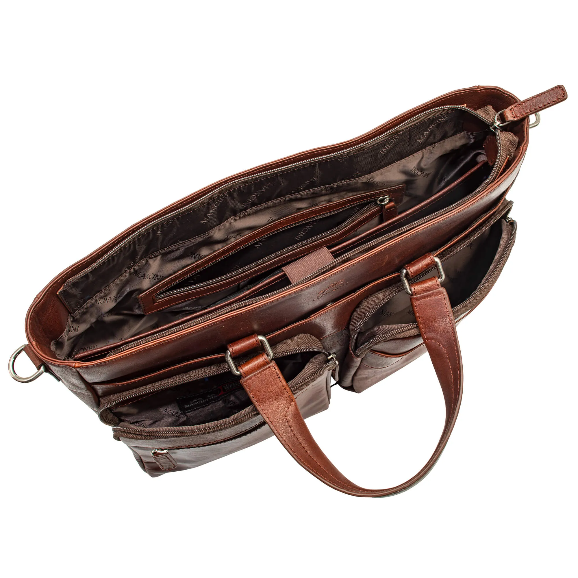 Mancini Buffalo Collection Tote for 14” Laptop