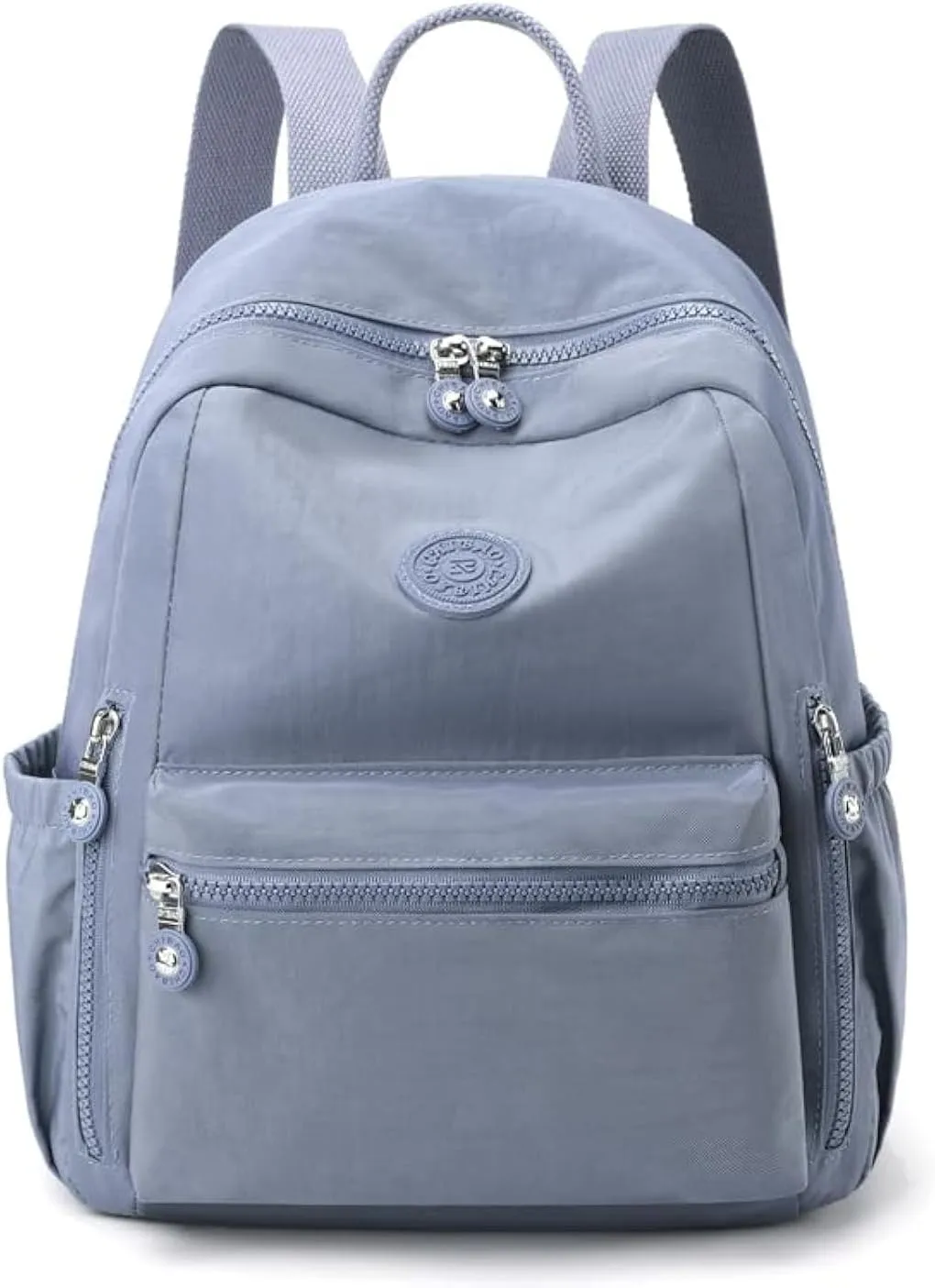 Mini Backpack for Women Small Nylon Backpack Purse Casual Daypack shopping for Ladies (Light Purple)