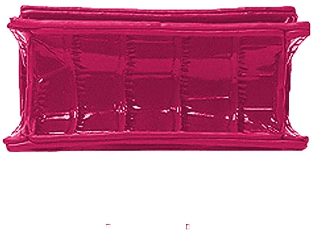 Mini Crossbody Pink Purse Leather Crocodile Style Top Handle Clutch Handbag
