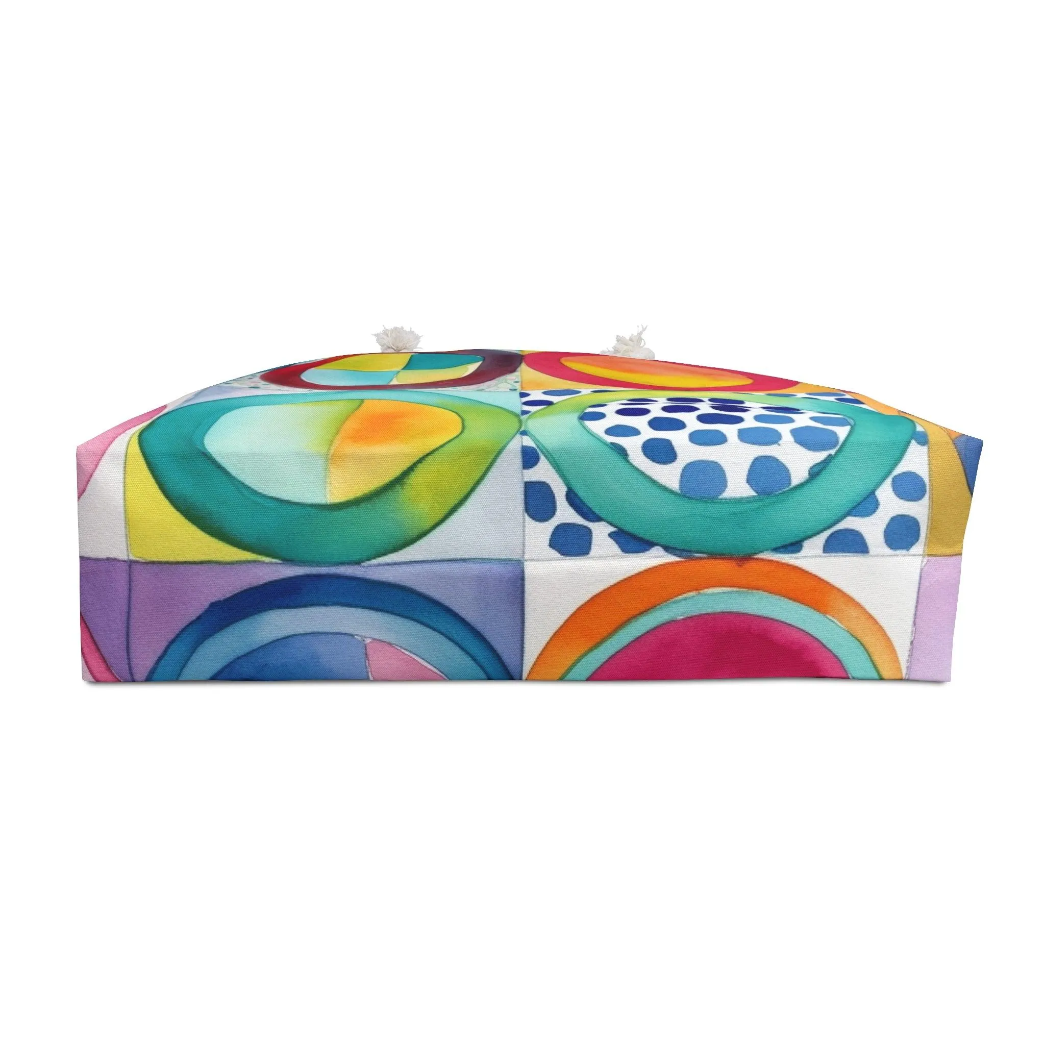 Miniaday Designs Vibrant Circle Weekender Bag Multicolor