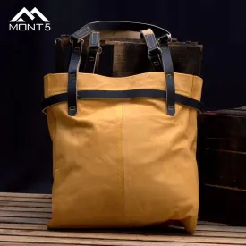MONT5 Birir CarryAll Extra Large Soft Leather Tote Bag