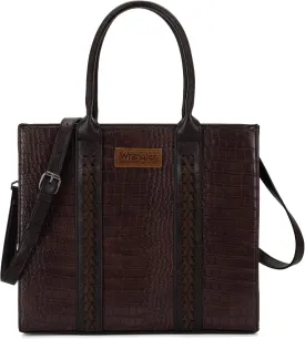 Montana West Wrangler Purse for Women Large Work Tote Bags with Strap Vintage Top-Handle Handbags