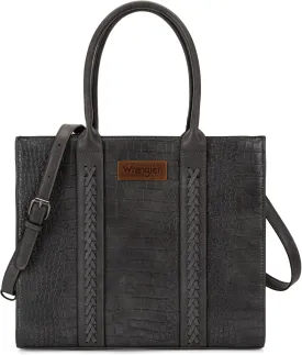 Montana West Wrangler Purse for Women Large Work Tote Bags with Strap Vintage Top-Handle Handbags