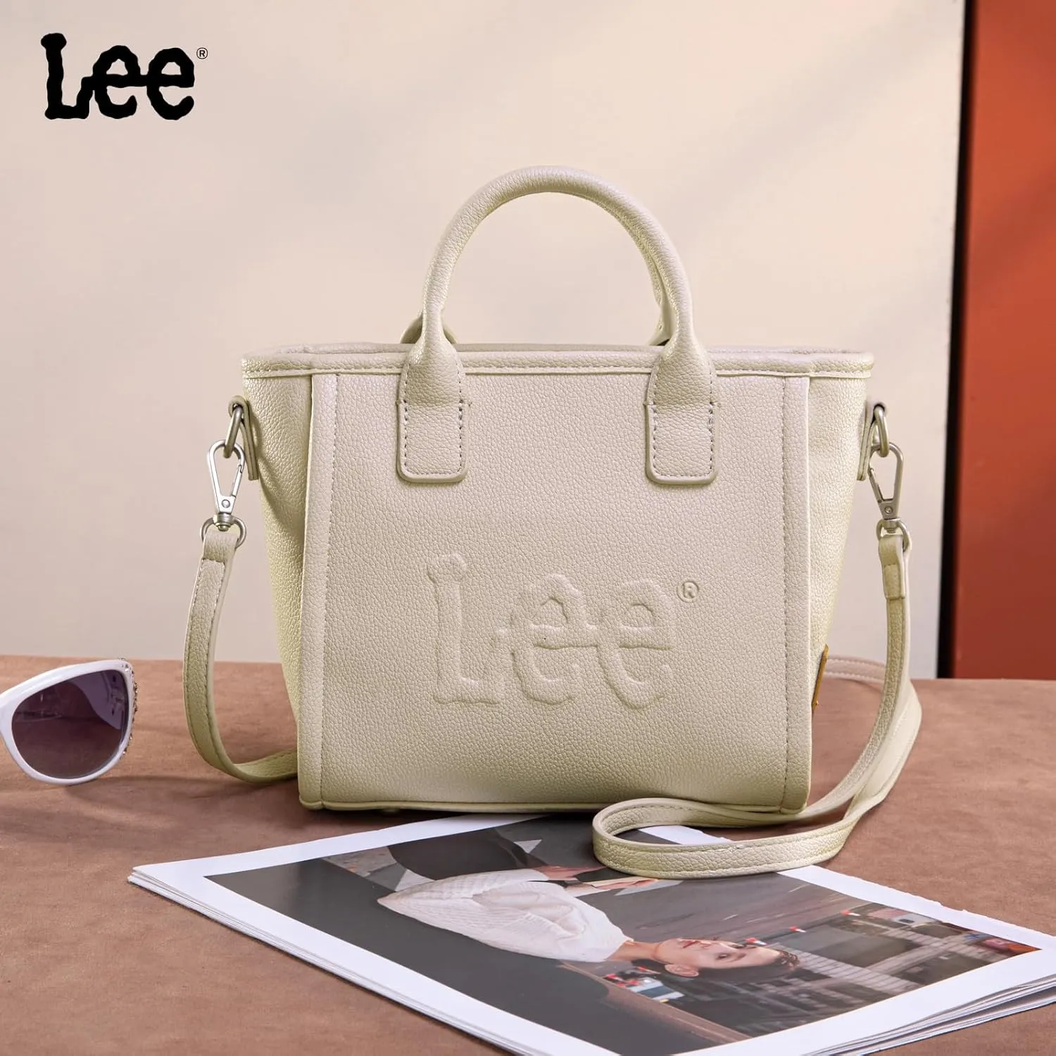 Montana West x Lee Small Tote Bag for Women Crossbody Purse & Handbags with Adjustable Strap