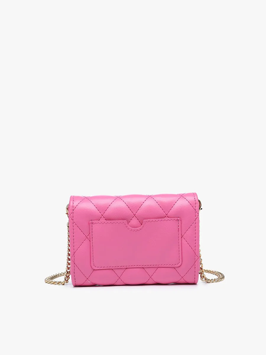 Quilted Clutch Crossbody - White