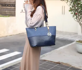 Sasha Elegant Vegan Leather Tote by MKF Collection