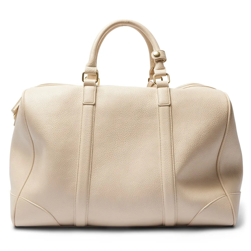 Siesta Overnight Bag in Bone Pebble