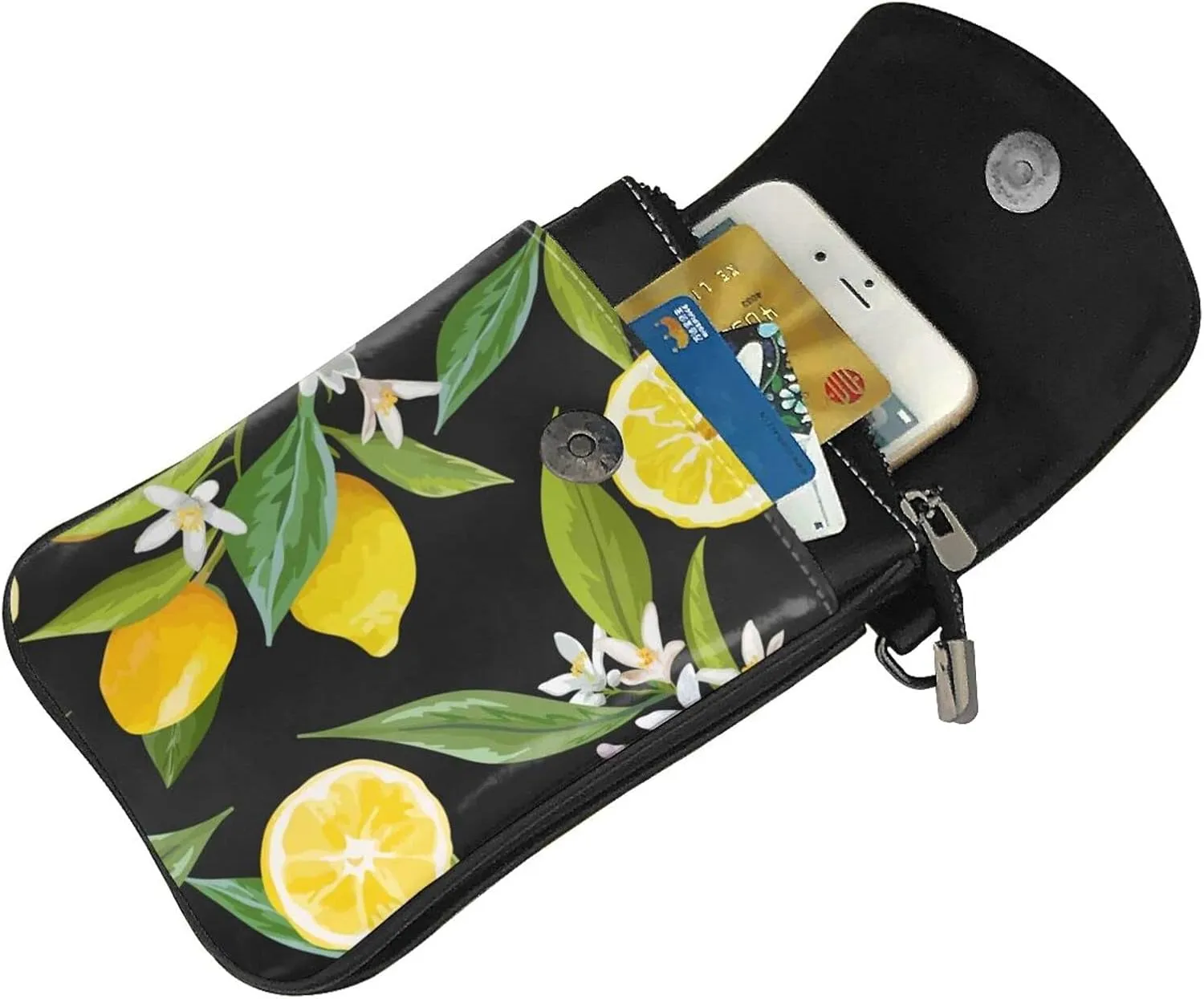 Small Crossbody Bag For Women,Leather Phone Purse Women'S Shoulder Handbags Wallet Purse -Leopard Print