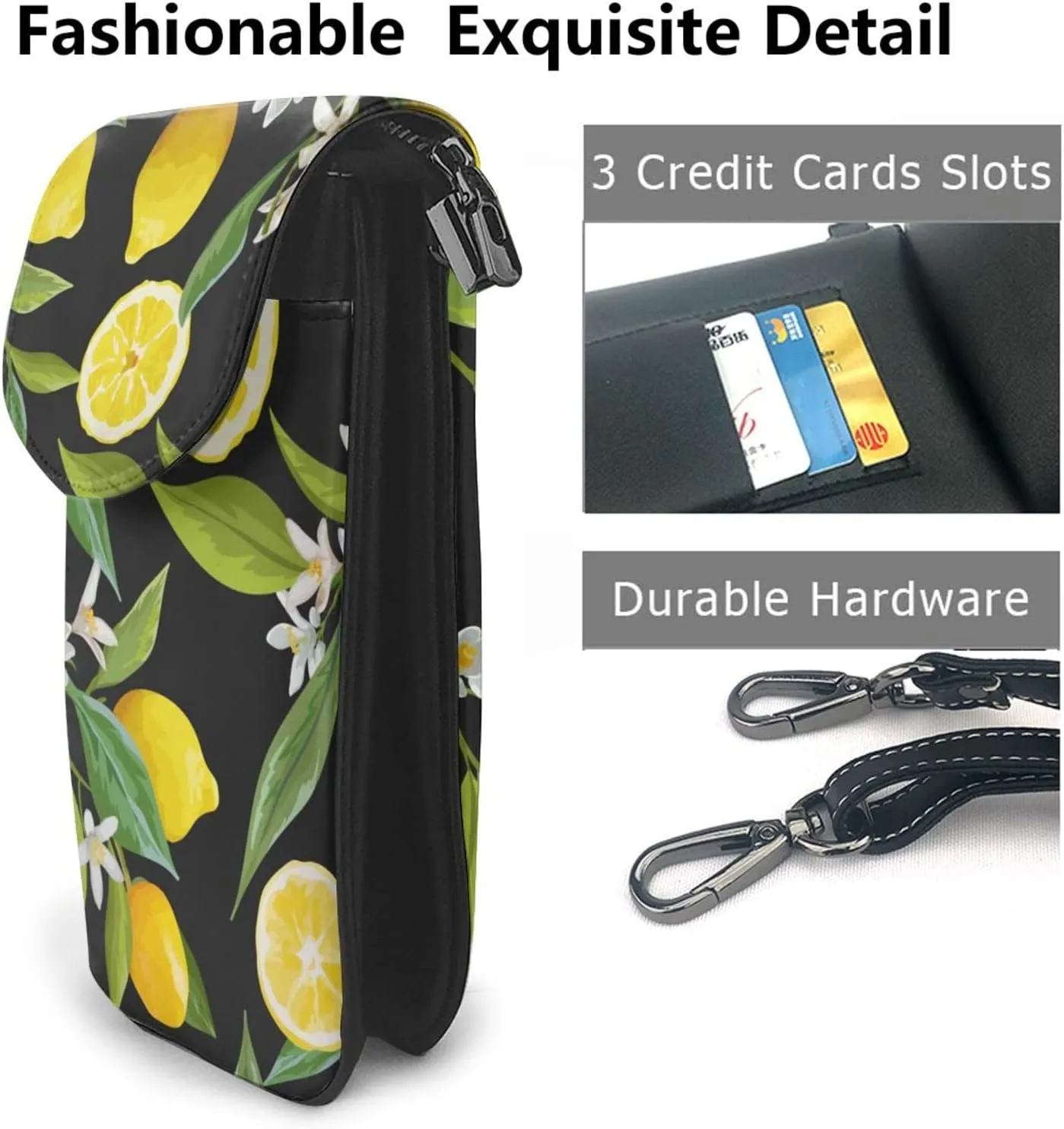Small Crossbody Bag For Women,Leather Phone Purse Women'S Shoulder Handbags Wallet Purse -Leopard Print