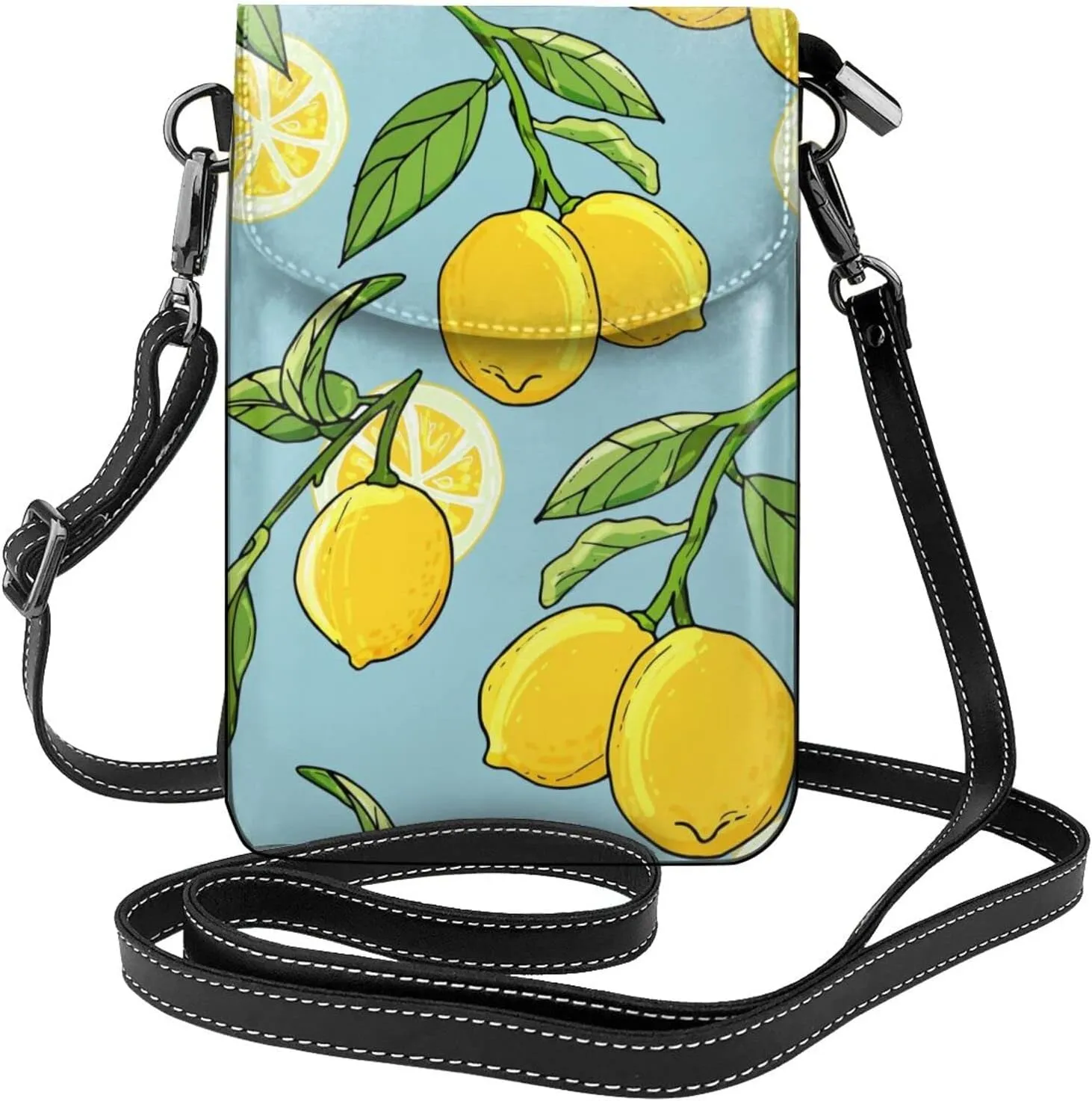 Small Crossbody Bag For Women,Leather Phone Purse Women'S Shoulder Handbags Wallet Purse -Leopard Print