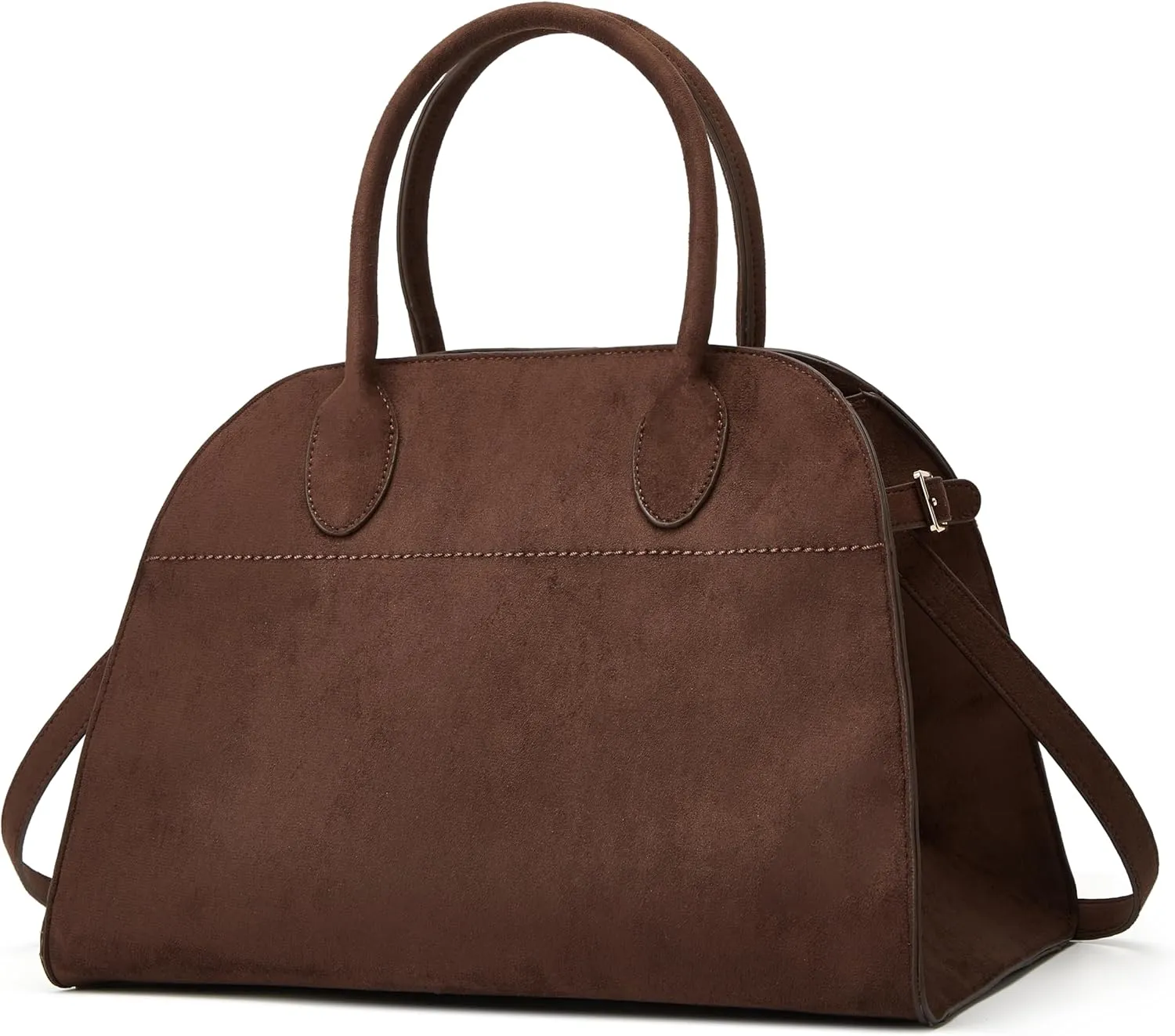 Suede Large Tote Bag for Women Leather Bag Retro Purses Crossbody Bag Trendy Handbag Work Bag 2024