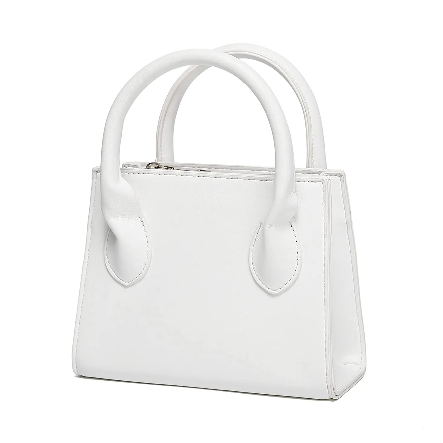 Trendy White Mini Purse Handbag