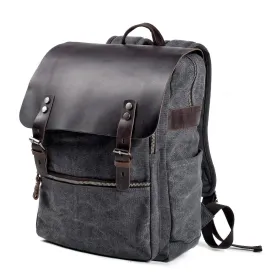 Vintage Casual Canvas Laptop Backpack