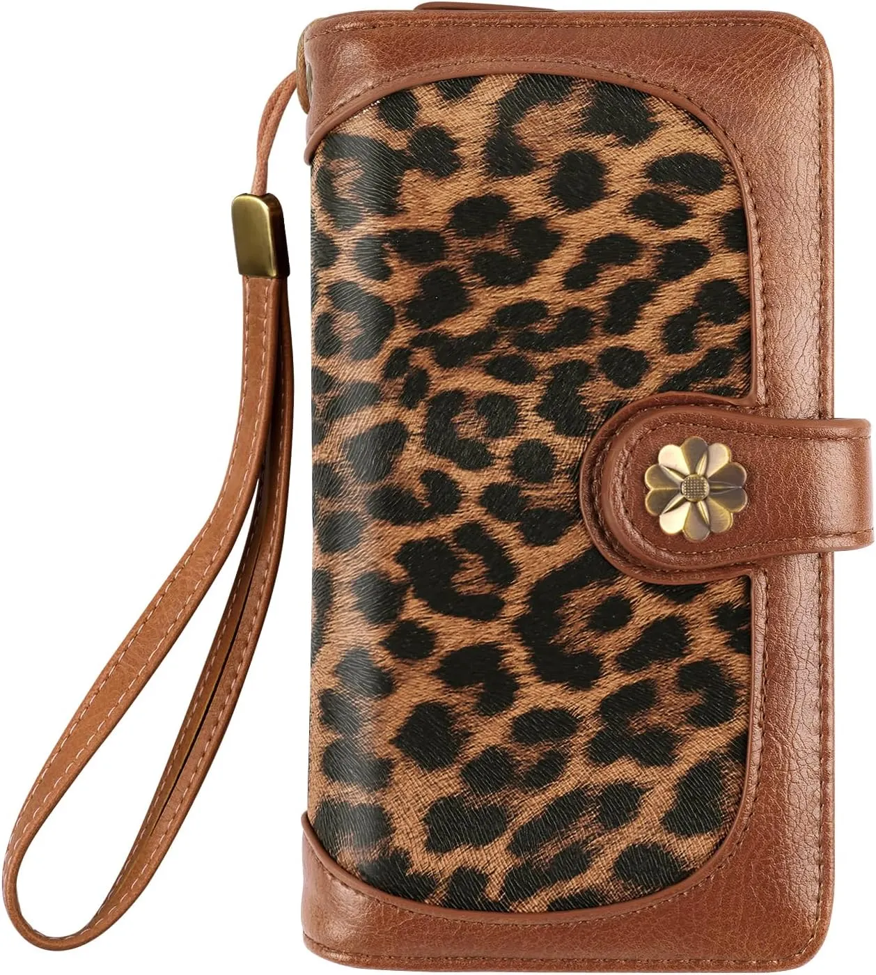 Wallets for Women Multi Card Holder Wallet Clutch Wallet Card Holder Organizer Ladies Purse with Wrist strap Purse