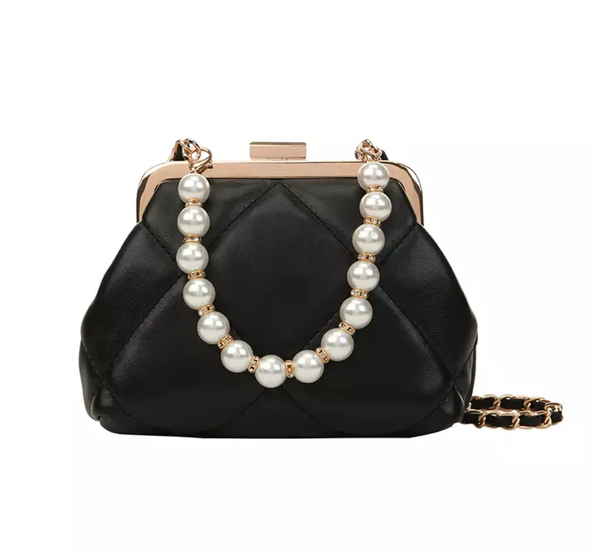 White Wedding Purse