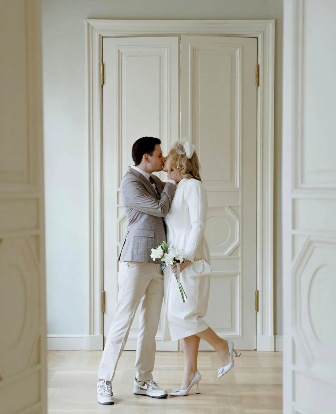 White Wedding Purse