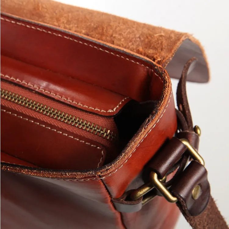 YAAGLE Fashion Men's Real Tanned Leather Business Briefcase YGBR5061