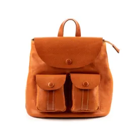 YAAGLE Girls' Personalized Tanned Leather Mini Backpack YGW8221