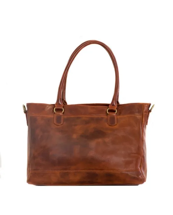 Zemp Casablanca 15” Tote | Chestnut