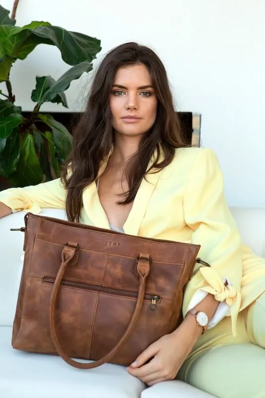 Zemp Casablanca 15” Tote | Chestnut