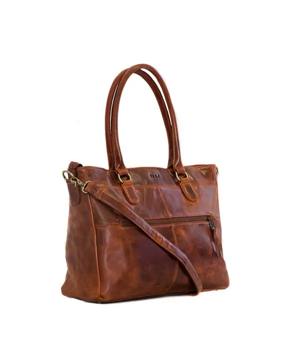Zemp Casablanca 15” Tote | Chestnut